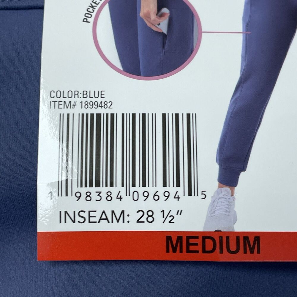 32 Degrees Women's M Jogger Pants Blue H1040 - Picture 10 of 10